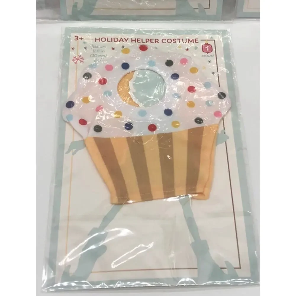 4 Target 2022 Holiday Helper Elf Costume Outfit Cupcake Tree Hot Cocoa Gumball